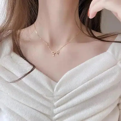 Rose Gold Plated Infinity Pendant Necklace Aurelva